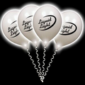 White Lumi-Loon Balloons